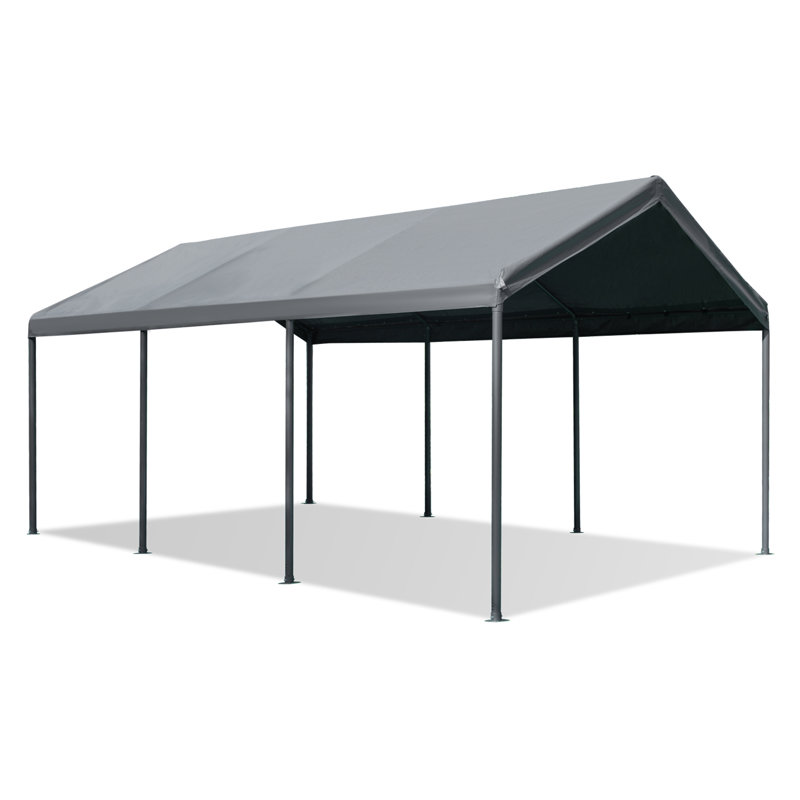 Gardesol Carport X Ft Heavy Duty Car Canopy Portable Garage For Party Tent Wedding Garden